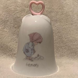 Precious Moments Vintage February Collectible Bell